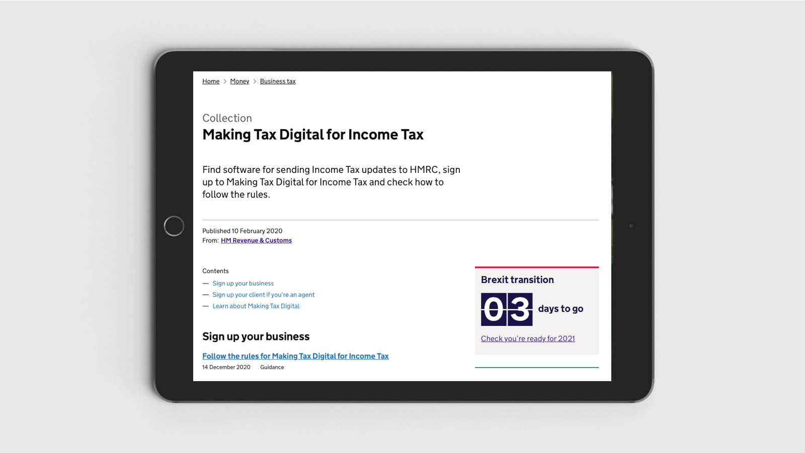 HMRC - Making Tax Digital